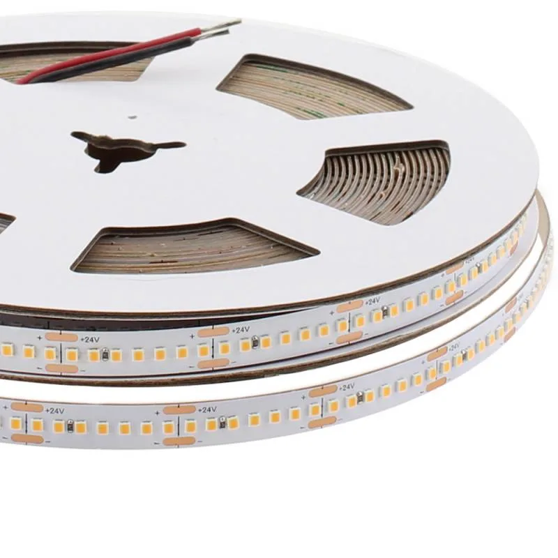 Tira led monocolor smd2025 dc24v 10 metros (280led/m) corte libre 120w ip20 blanco frío
