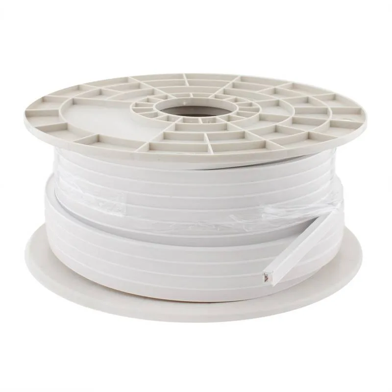 Neon flex led lux cob 10x10mm dc24v 85w/m carrete 50 metros ip67 corte libre blanco neutro