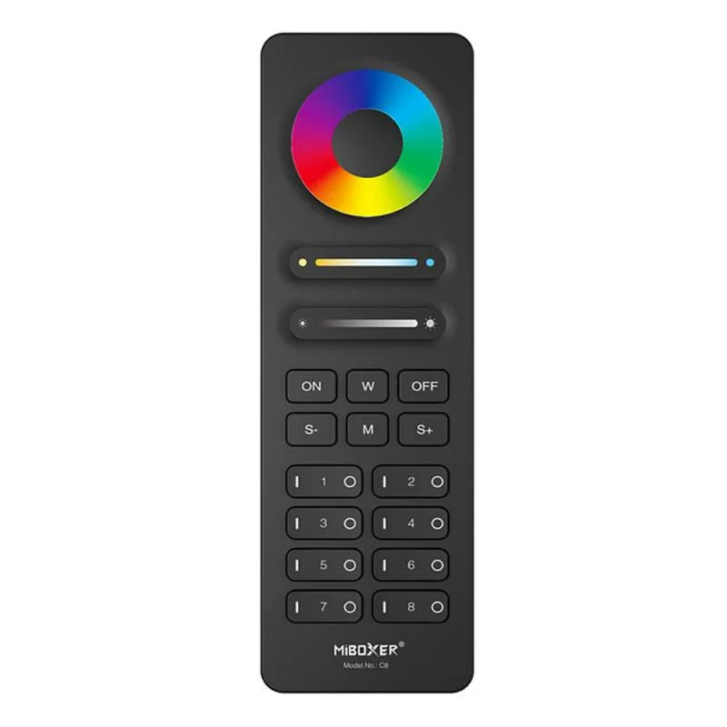 Mando a distancia rgb+cct 8 zonas c8