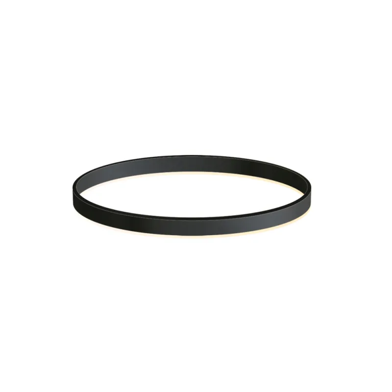 Kit - perfil aluminio circular ring ø600mm negro