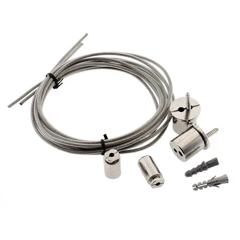 Set cables de suspensión electrificados 15m