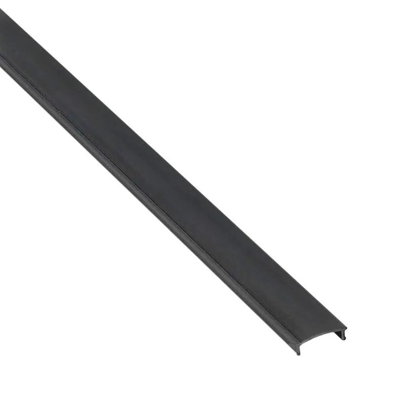 Cubierta negra para perfil rida 2 metros