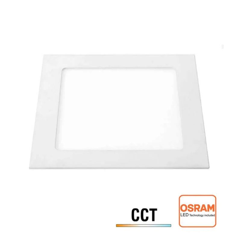 Downlight led 24w blanco osram chip cct ajustable ugr17 3000-4000-6000k