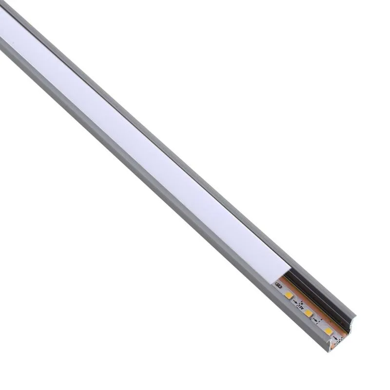 Perfil de aluminio led lux smd2025 dc12v 100cm corte 9mm 8w ip20 blanco neutro