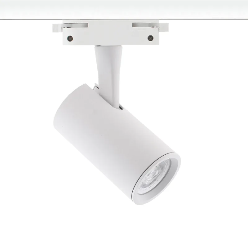 Foco led rail kat 7w blanco monofásico blanco cálido