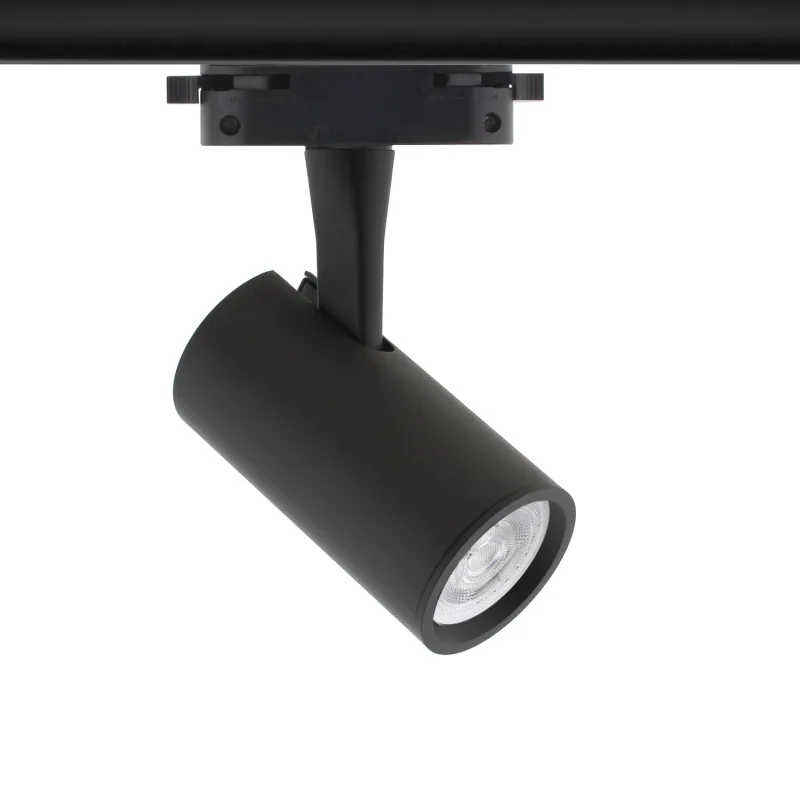 Foco led rail kat 7w negro monofásico blanco neutro
