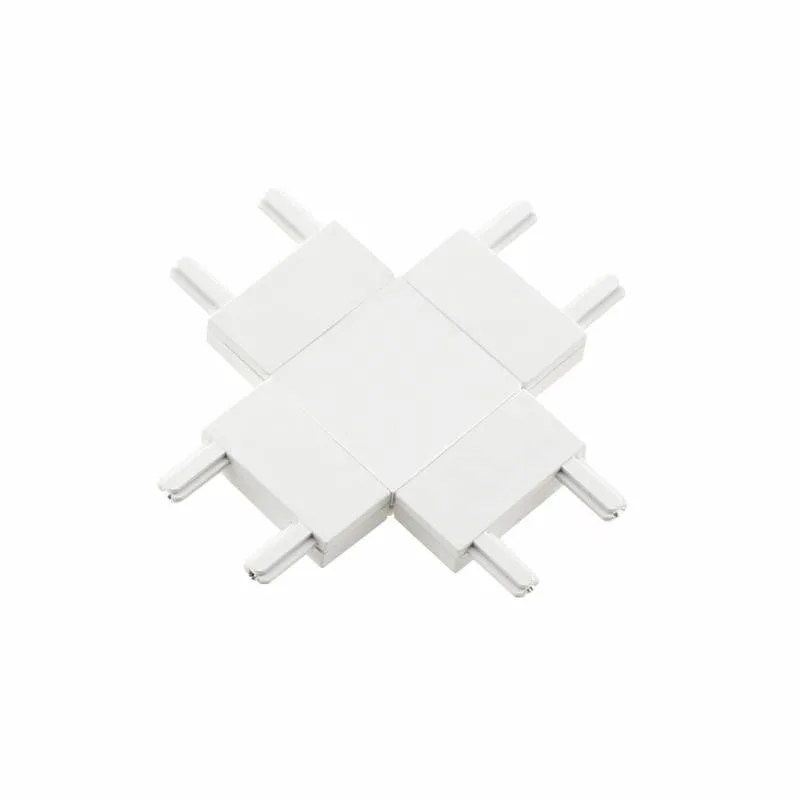 Conector x carril slim 48v blanco