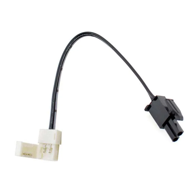 Conector amp macho-tira led 10mm cable 15cm
