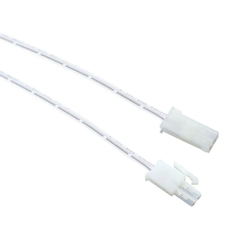 Conector amp macho-hembra 2 pin con cable 15cm