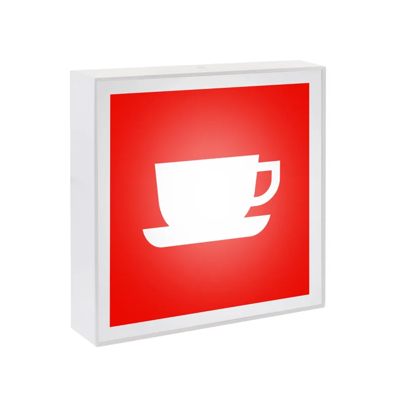 Signaled cafetería 17x17 blanco frío