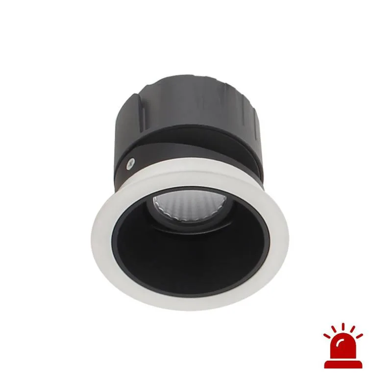 Luz de emergencia led kol ugr17 12w permanente / no permanente blanco cálido