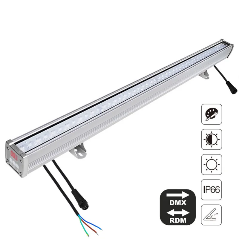 Proyector led lineal 72w rgb+cct 220v dmx512 rdm 1m rgb + blanco dual