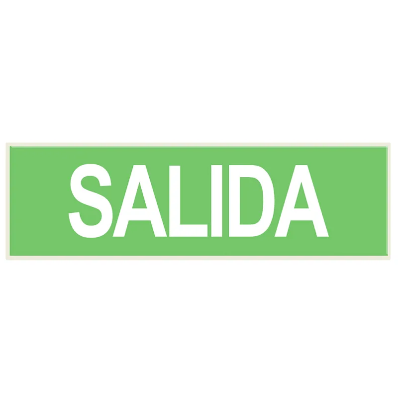 Señal de salida. señalética sl50 para biglux