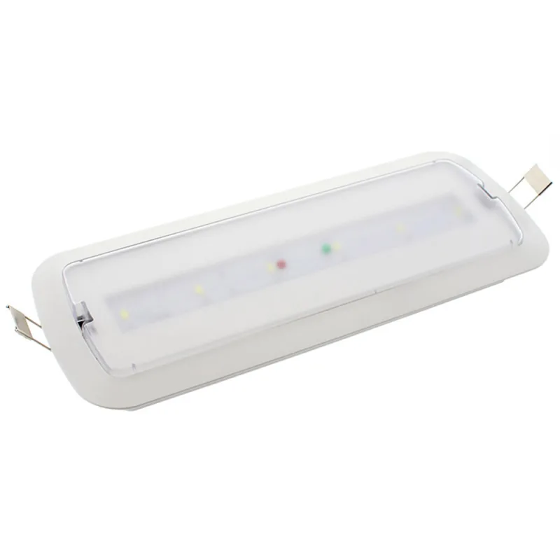 Luz de emergencia led nicelux con auto-test permanente / no permanente blanco frío