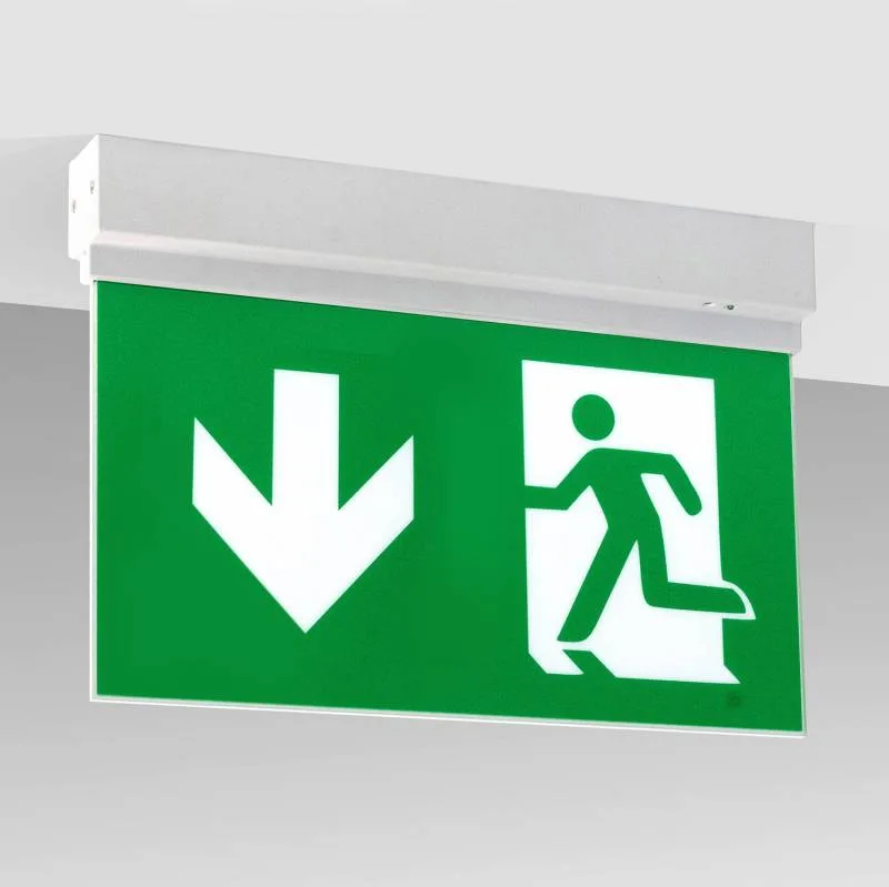 Luz de emergencia led sign superficie sl2 blanco frío