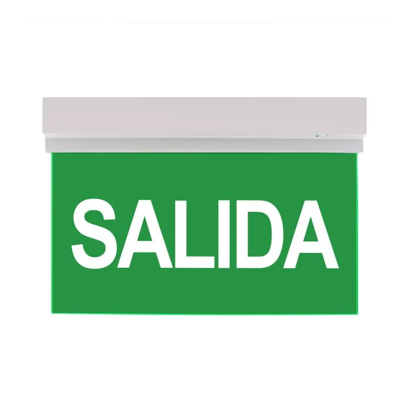 Luz de emergencia led sign superficie sl101 blanco frío