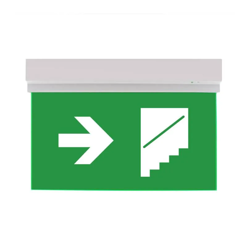 Luz de emergencia led sign superficie sl102 blanco frío