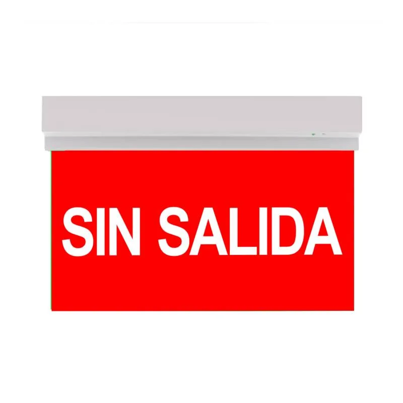 Luz de emergencia led sign superficie sl107 blanco frío