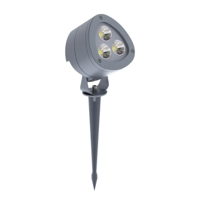 Foco de jardín garlux floor chipled lumileds 20w blanco cálido