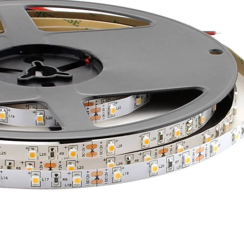 Tira led monocolor hq smd3528 dc12v 5m (60 led/m) 24w ip20 verde