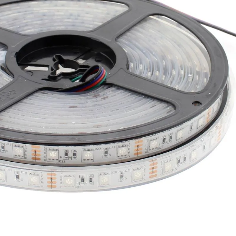 Tira led epistar smd5050 rgb dc12v 5m (60led/m) - ip68 rgb