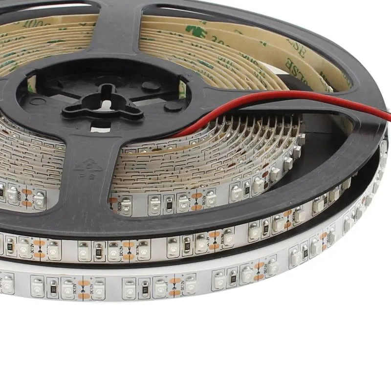 Tira led uv ultravioleta smd3528 dc12v 5m (120 led/m) - ip20 luz ultravioleta