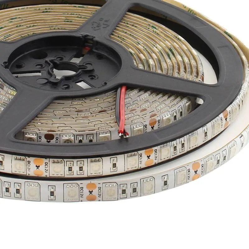 Tira led uv ultravioleta smd5050 dc12v 5m (60 led/m) - ip65 luz ultravioleta