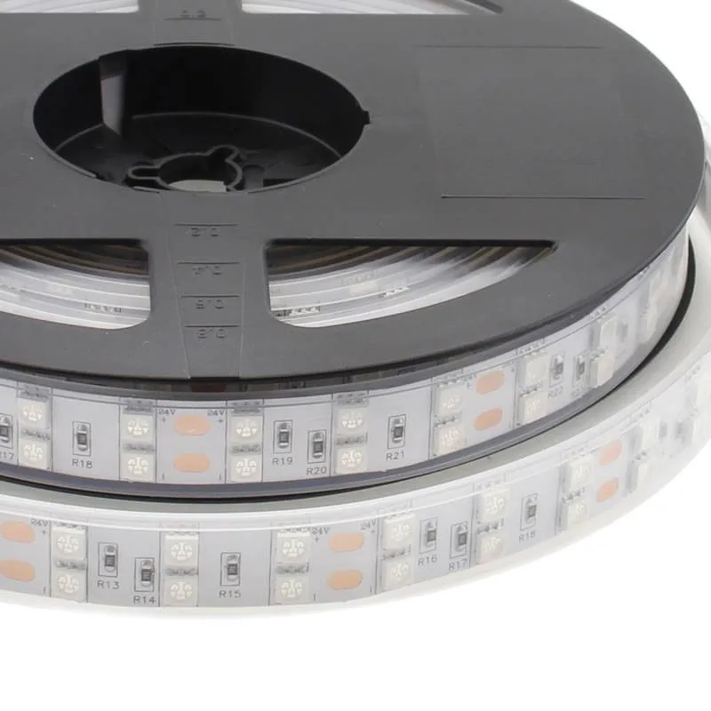 Tira led uv ultravioleta smd5050 dc24v 5m (120 led/m) - ip67 luz ultravioleta