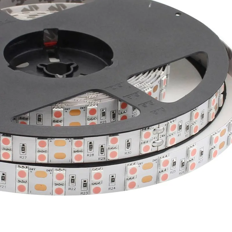 Tira led smd5050 dc24v 5m (120 led/m) rosa - ip20 rosa/magenta