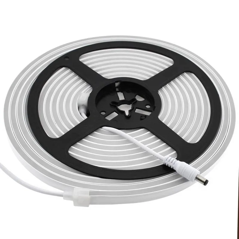 Led neon flex 6x12mm dc12v 120led/m 5m 100w rojo