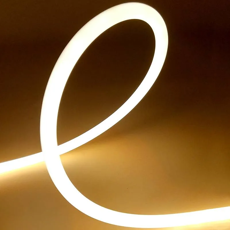 Led neon flex ø13mm dc12v 120led/m 5m rosa/magenta