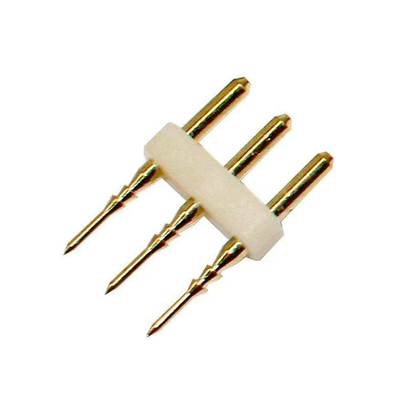 Conector alimentador tira led 220v smd5050 dual