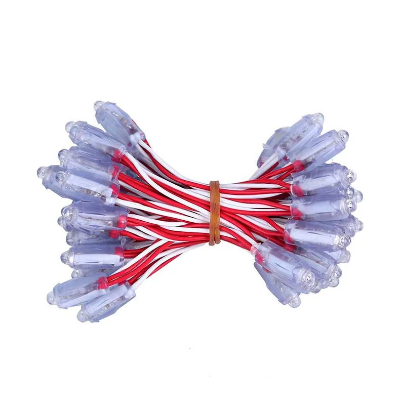 Pixel led rojo ø12mm 50 leds de 03w/led dc5v rojo