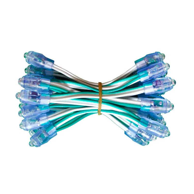 Pixel led verde ø12mm 50 led de 03w/led dc5v verde