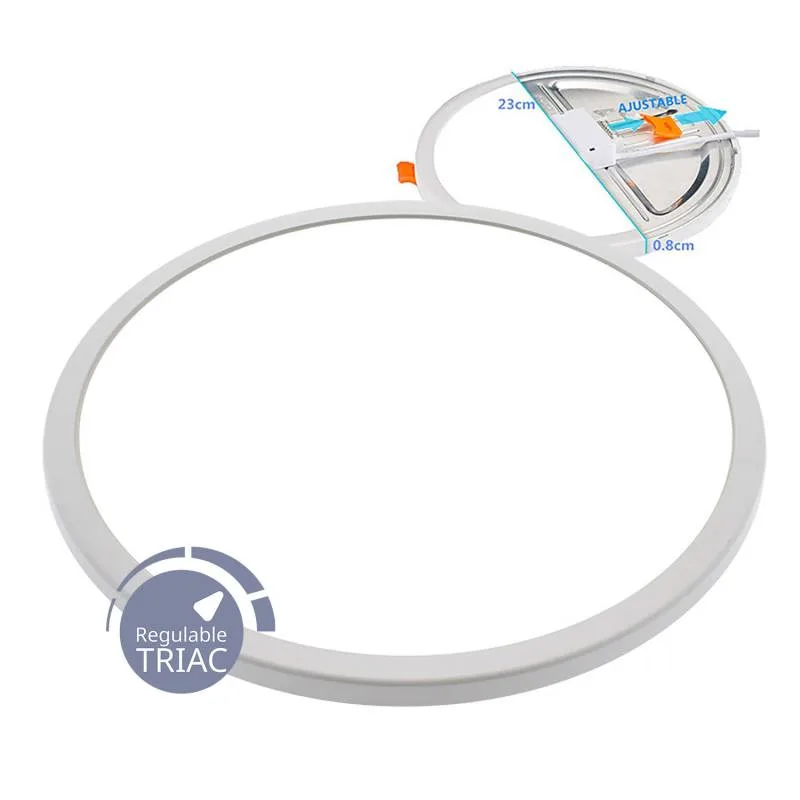 Downlight / plafón led kramfor epistar 20w ajustable triac regulable blanco frío