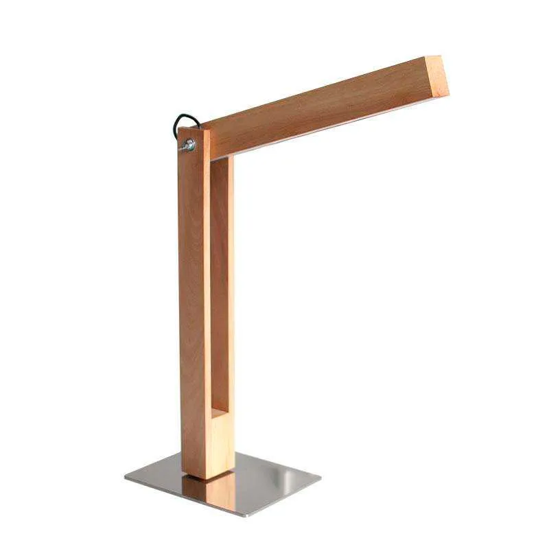 Lámpara led de madera carfi 50 blanco cálido