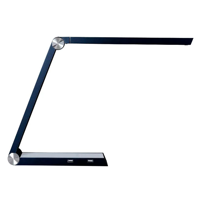 Lámpara de estudio negro triangle con cargador inalámbrico ti blanco dual