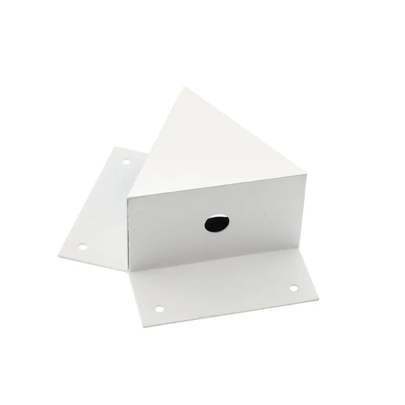 Unión doble 120° blanca para luminaria lineal mod