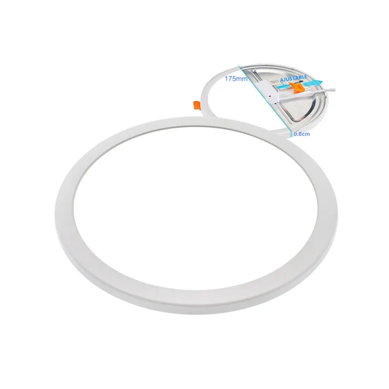 Downlight / plafón led kramfor epistar 15w ajustable blanco frío