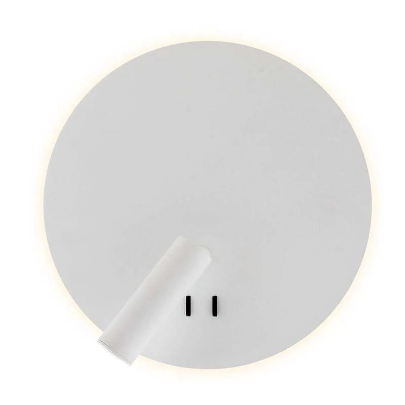 Aplique led artnos ø250mm 3+5w blanco blanco neutro