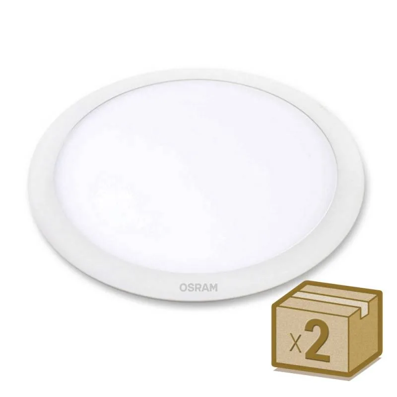 Pack 2 x downlight led kramfor 26w osram chip cct ajustable 3000-4000-6000k