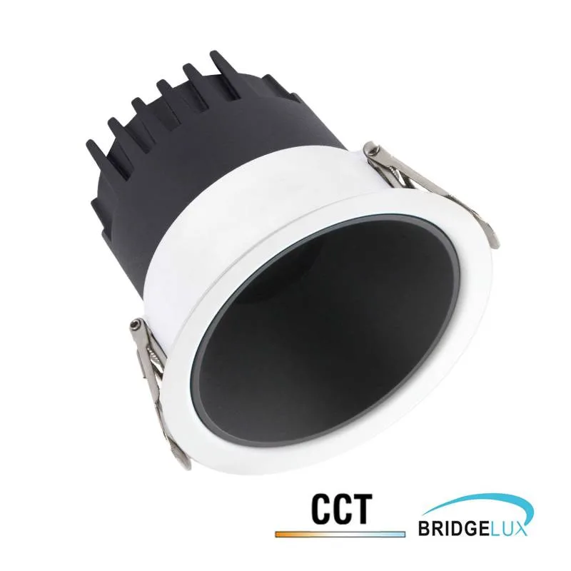 Downlight led freser bridgelux chip 10w ugr 19 36º 3cct negro 3000-4000-6000k