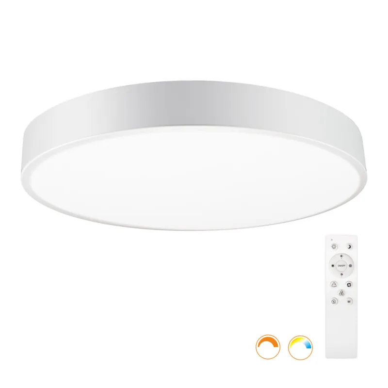 Kramfor big plafón 50w ø60cm cct blanco blanco dual