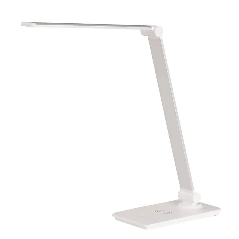 Flexo led bipo con cargador inalámbrico iq blanco neutro