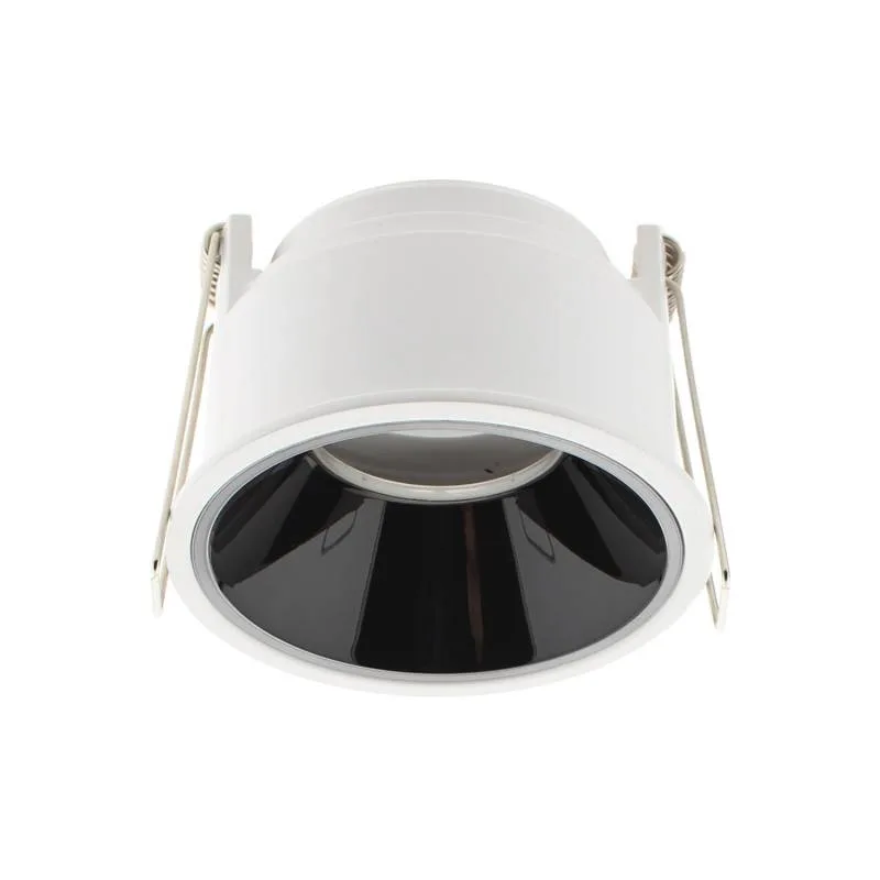 Downlight led mos ugr17 round 7w blanco/negro cromo blanco neutro