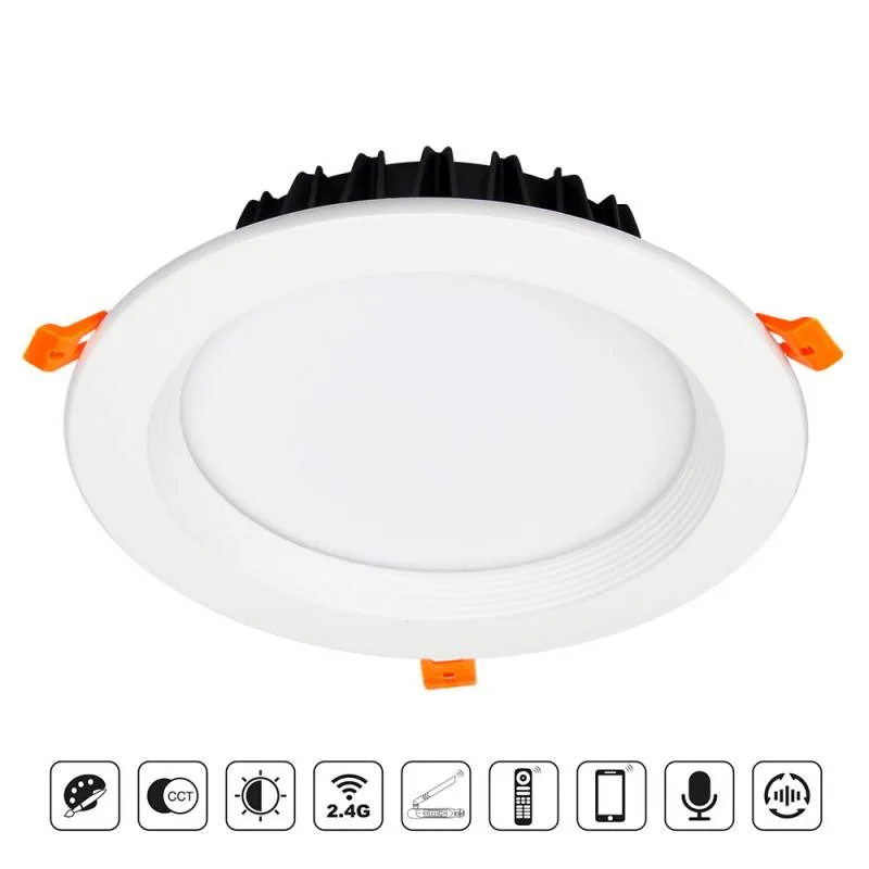 Downlight rgb+cct skatt 25w (2.4ghz) rgb + blanco dual