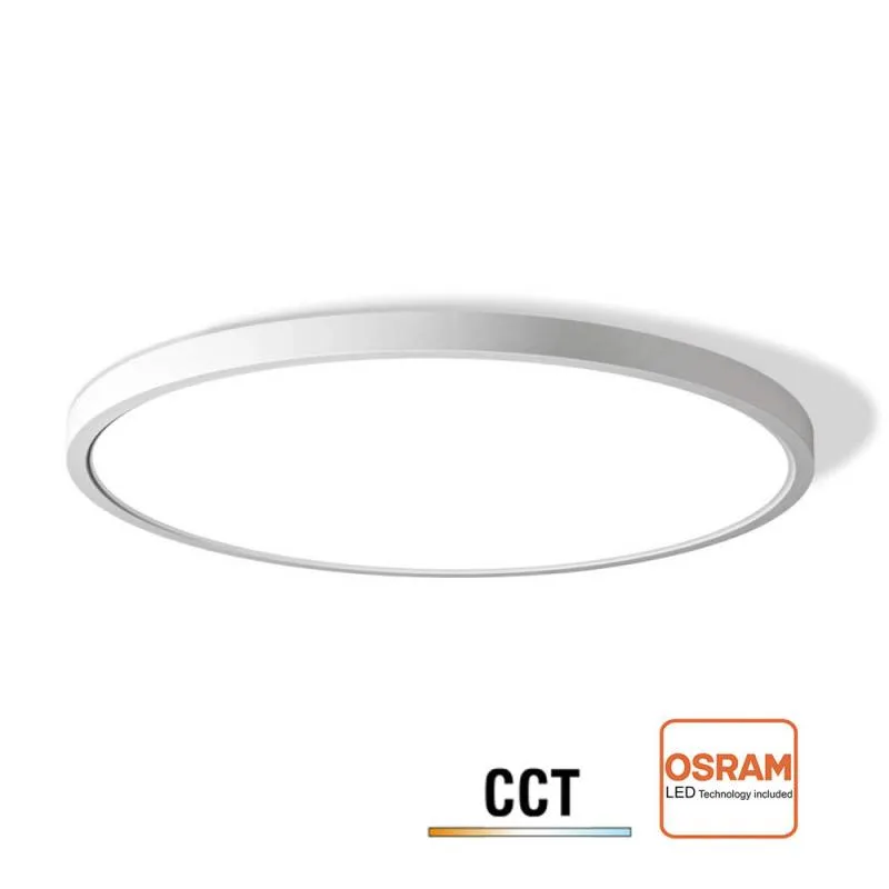 Plafón / downlight led moon kramfor 32-36-40w chip osram ø483mm cct + night light blanco 3000-4000-6000k