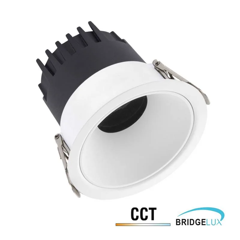 Downlight led freser bridgelux chip 10w ugr 19 36º 3cct blanco 3000-4000-6000k