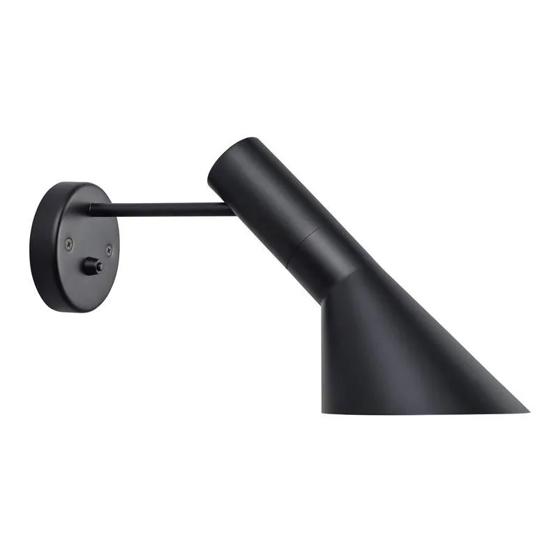 Lámpara jacobsen de pared réplica negro