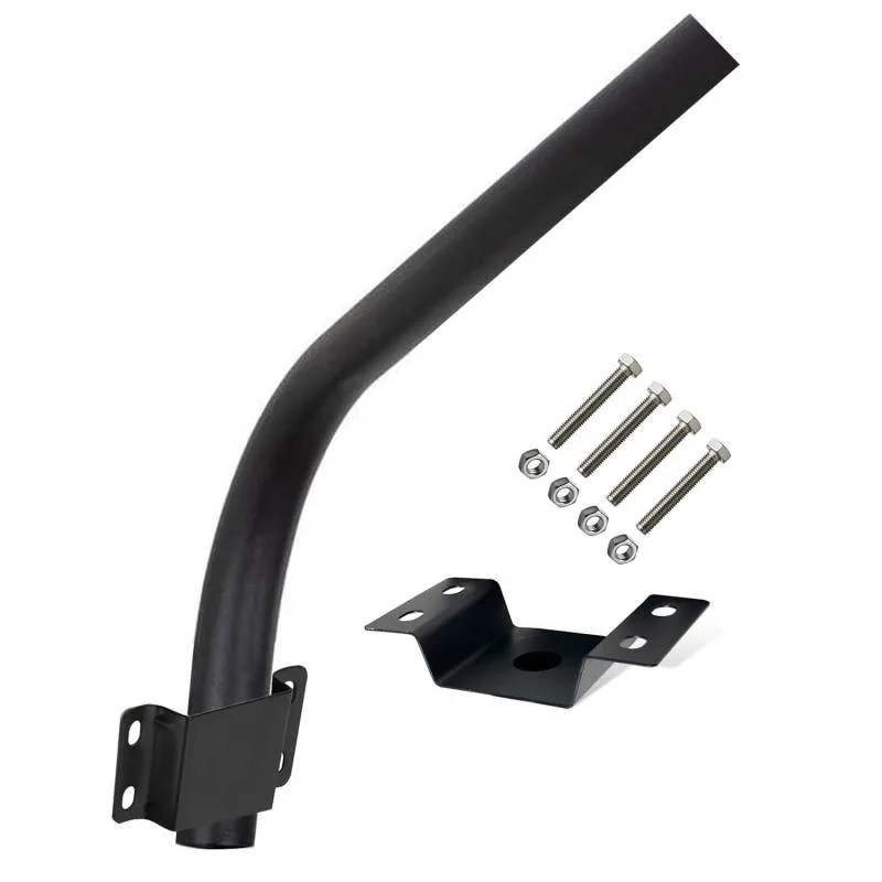 Soporte curvo 100cm para farola 58mm para poste o pared
